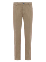 40WEFT Erkek 5 Cep Vintage Bej Slim Fit Pamuklu Pantolon 