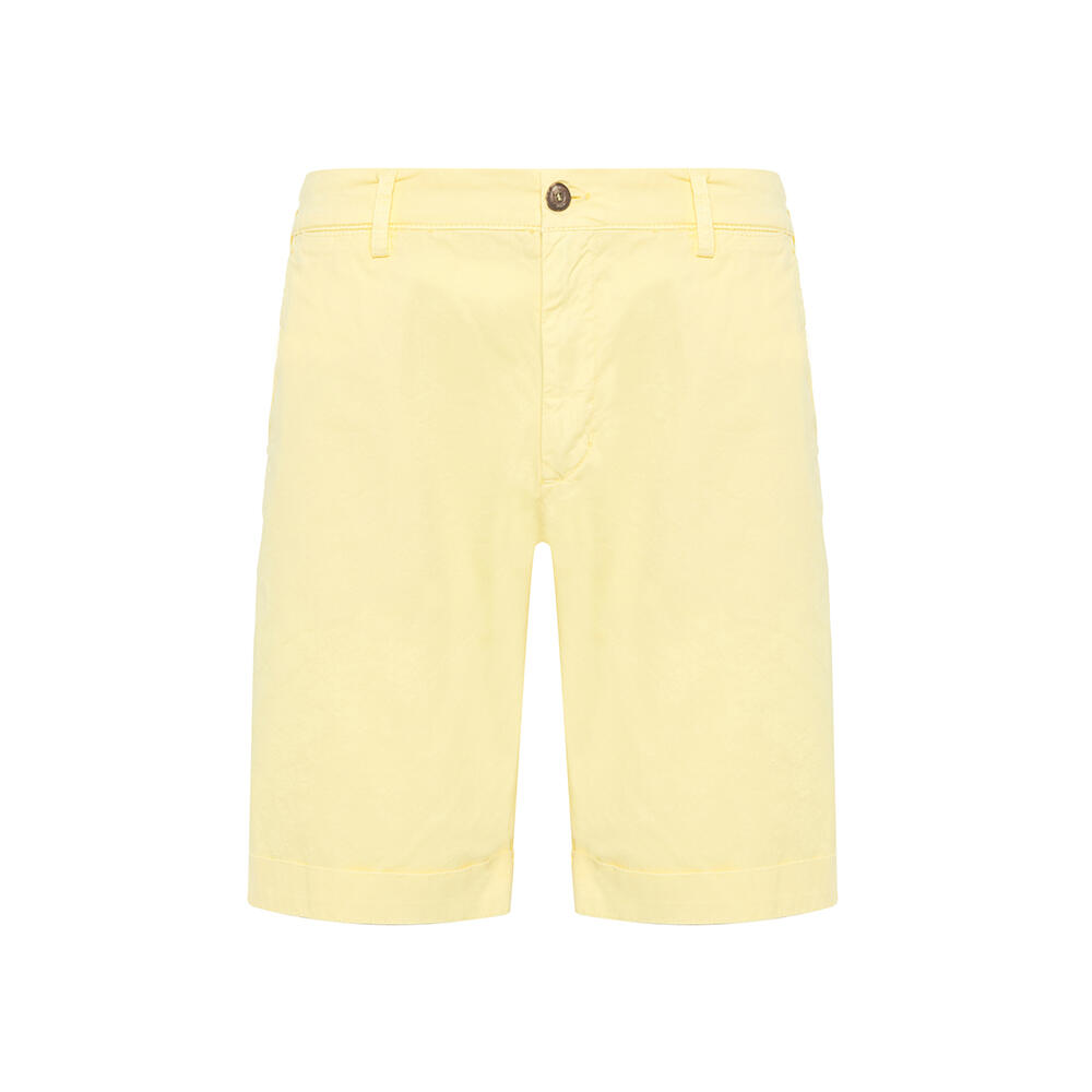40WEFT Sarı Vintage Twill Pamuk Bermuda - 40WEFT