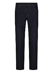 Alphauomo 5 Cep İndigo Raw İnce Denim Regular Fit Pantolon