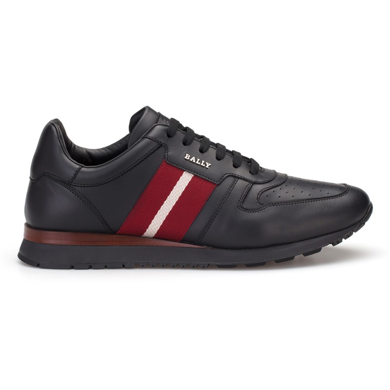Bally - Bally Siyah Deri Sneaker Ayakkabı (1)