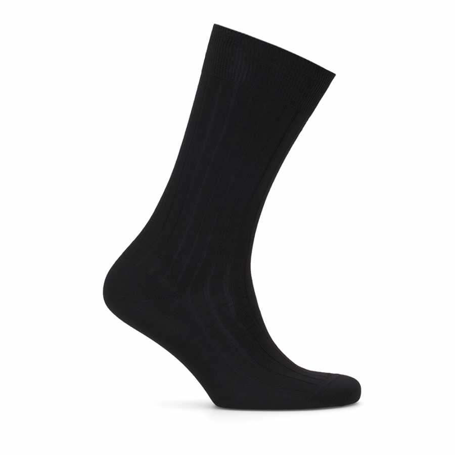 Bresciani - Bresciani Black Striped Socks