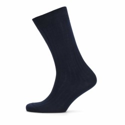 Bresciani - Bresciani Navy Blue Striped Socks (1)