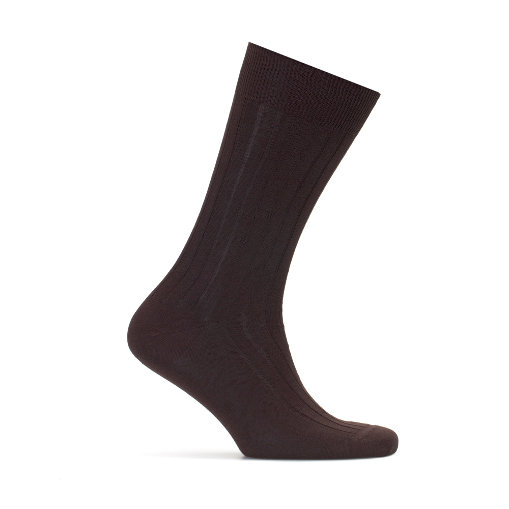 Bresciani - Bresciani Striped Brown Socks