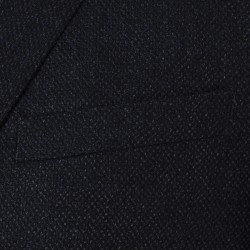 Carl Gross - Carl Gross Lacivert Tweed Yün Ceket (1)