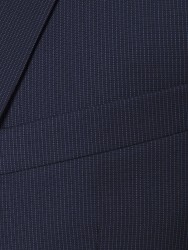 Carl Gross - Carl Gross Reda Süper 110'S A.Lacivert Çizgili Yün Takım Elbise (1)