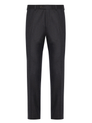 Carl Gross Vitale Barberis Süper 120'S Kahverengi Flanel Pantolon 