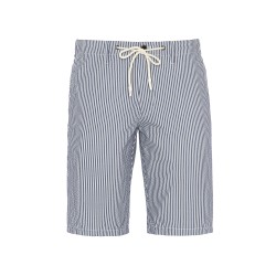 Hiltl Bermuda Navy White Striped
