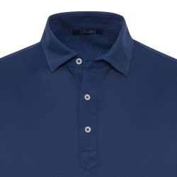 Germirli - Germirli Lacivert Gömlek Yaka Polo Tailor Fit T-Shirt (1)