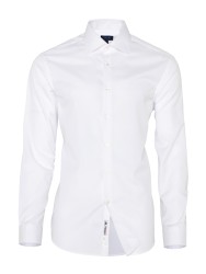 Germirli Non Iron Beyaz Oxford Klasik Yaka Tailor Fit Journey Gömlek 