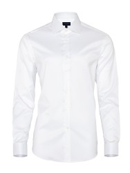 Germirli Non Iron Beyaz Twill Tailor Fit Gömlek 