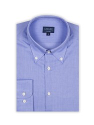 Germirli - Germirli Non Iron Light Blue Oxford Button Down Collar Tailor Fit Shirt (1)