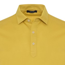 Germirli - Germirli Sarı Gömlek Yaka Polo Tailor Fit T-Shirt (1)