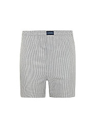 Germirli Siyah Beyaz Kareli Poplin Boxer Şort