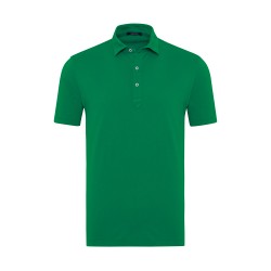 Germirli - Germirli Yeşil Gömlek Yaka Polo Tailor Fit T-Shirt