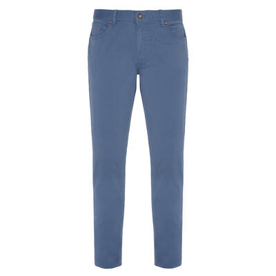 Hiltl - Hiltl 5 Cep Mavi Twill Pantolon