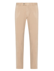 Hiltl Bej Comfort Strech Bel Arkası Lastikli Slim Fit Pamuk Chino Pantolon 