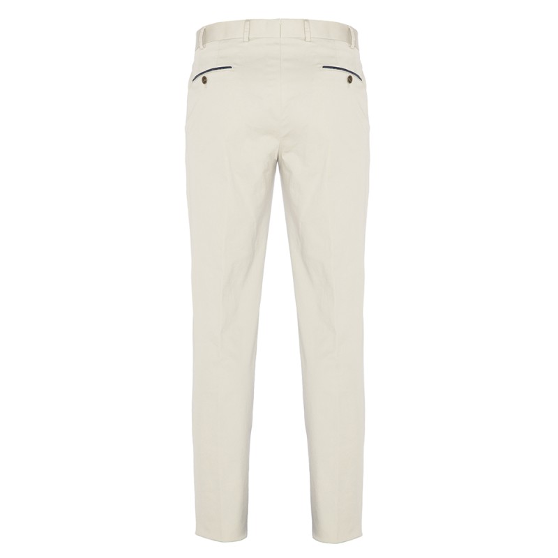 Hiltl - Hiltl Chino Açık Bej Supima Pantolon (1)