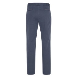 Hiltl - Hiltl Chino Havacı Mavi Slim Fit Ripstop Twill Pamuk Elastan Pantolon (1)