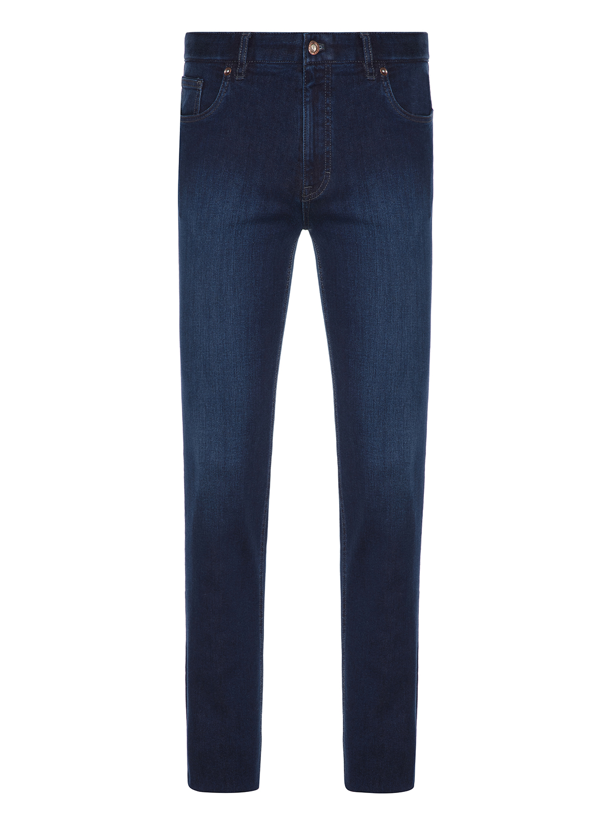 Hiltl - Hiltl Dry Denim Coton Elastane Lacivert Parker 5 Cep Regular Fit Pantolon
