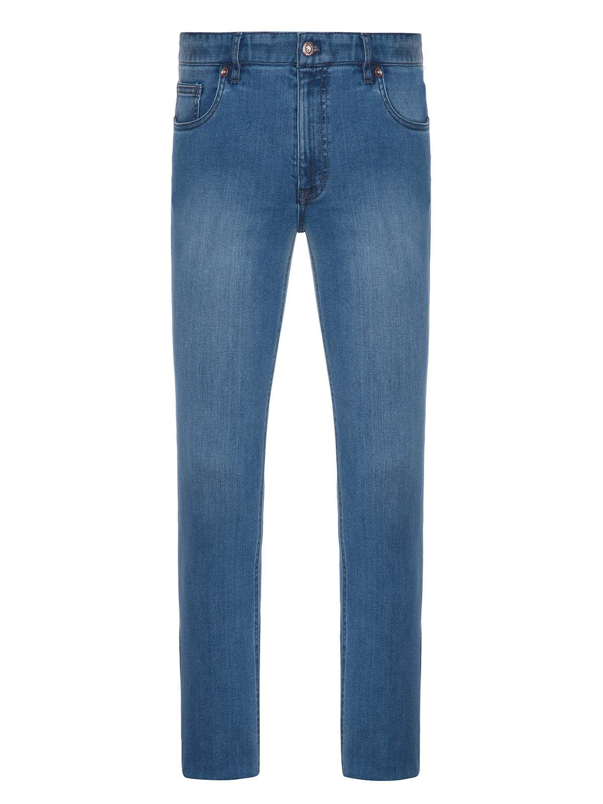 Hiltl - Hiltl Dry Denim Coton Elastane Mavi Parker 5 Cep Regular Fit Pantolon