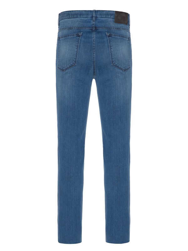 Hiltl - Hiltl Dry Denim Coton Elastane Mavi Parker 5 Cep Regular Fit Pantolon (1)