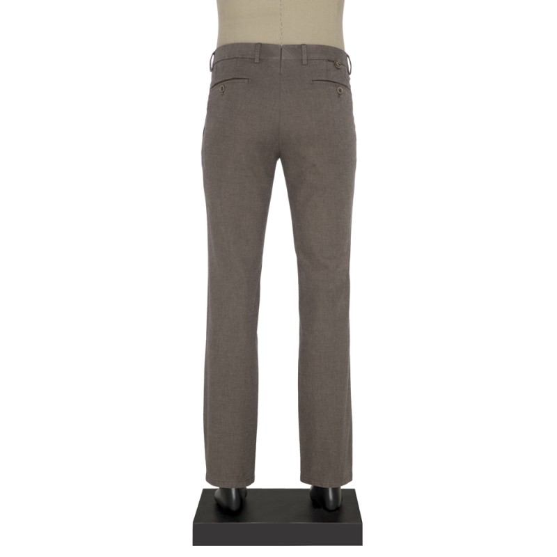 Hiltl - Hiltl Chino Koyu Bej Slim Fit Pantolon (1)