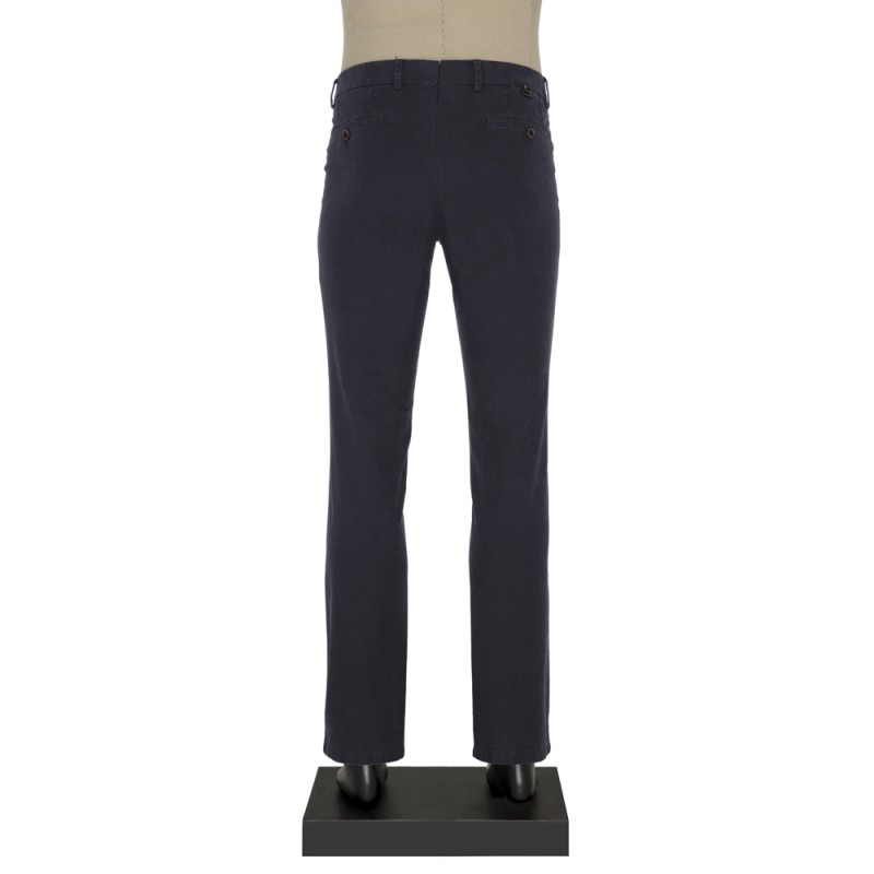 Hiltl - Hiltl Chino Lacivert Slim Fit Pantolon (1)