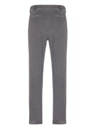 Hiltl - Hiltl Rugged Mille Rige Coton Elastane Gri Kadife Dokulu Victor Chino Regular Fit Pantolon (1)