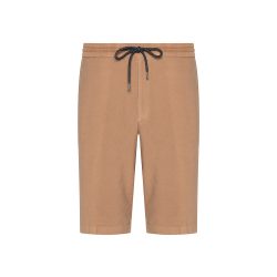Hiltl Terracotta Vintage Beli Lastikli Pamuk Elastane Bermuda 