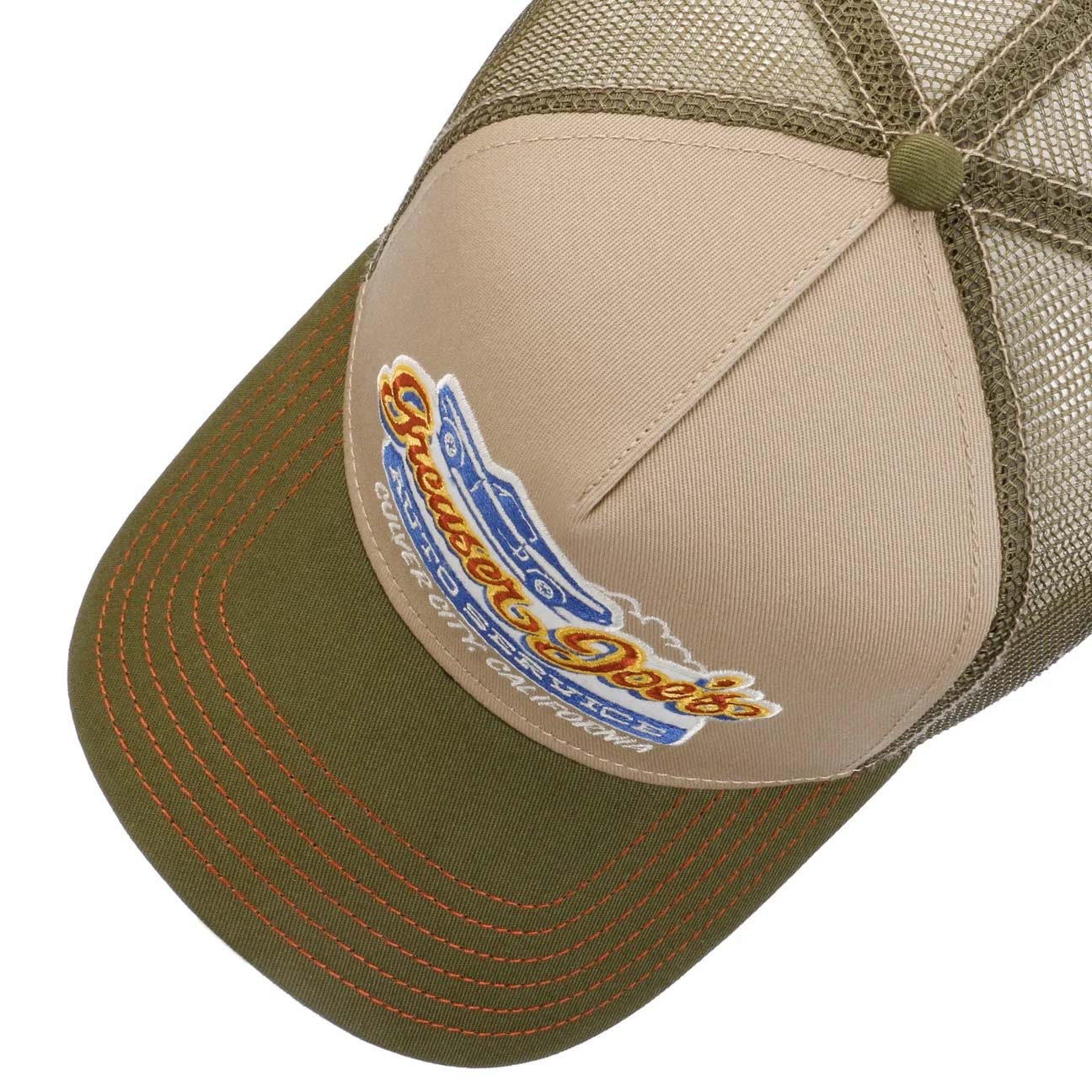 JJ HATS Renkli Trucker Cap Greaser Joe's Cotton Ayarlanabilir Şapka - JJ HATS