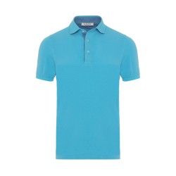 La Fileria - La Fileria Gömlek Yaka Aqua Yıkamalı Polo Piquet Slim Fit T-Shirt