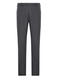 Sartoria Latorre Gri Yünlü Flanel Erkek Pantolon 