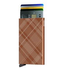 Secrid - Secrid Cardprotector Laser Tartan Rust Cüzdan (1)