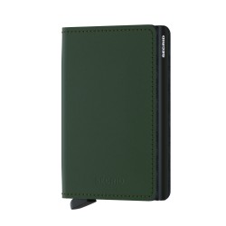 Secrid - Secrid Slimwallet Matte Green Black Wallet