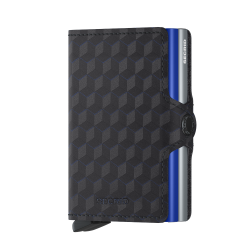 Secrid Twinwallet Optical Titanium Black Blue Cüzdan 