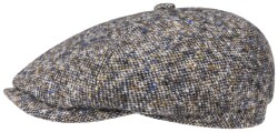 Stetson 6 Panel Cap Donegal Bej Yün Tweed Kasket Şapka - Stetson
