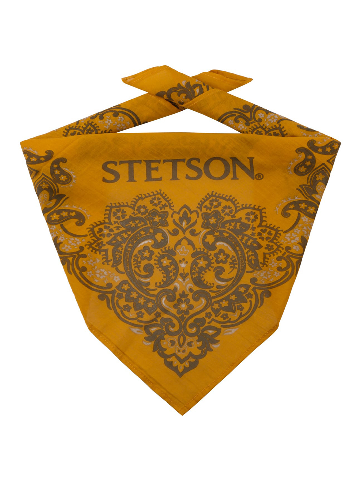 Stetson Bandana Pamuk Sarı Mendil - Stetson