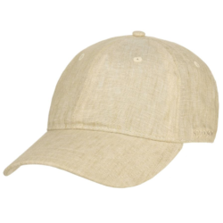 Stetson - Stetson Baseball Cap Linen Natural Keten Şapka