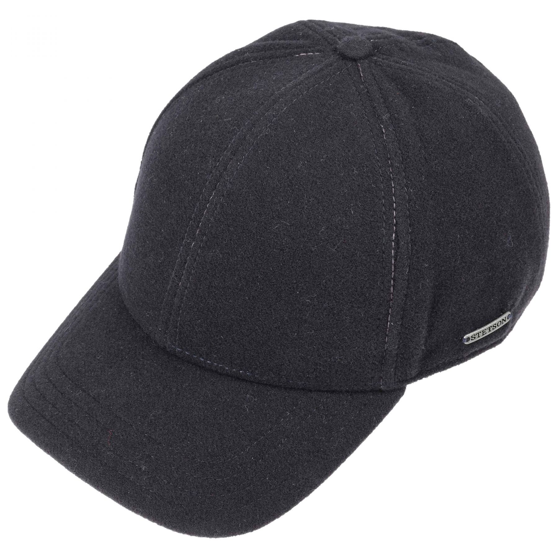 Stetson - Stetson Baseball Şapkası Yün Cashmere Lacivert Kulaklıklı Şapka