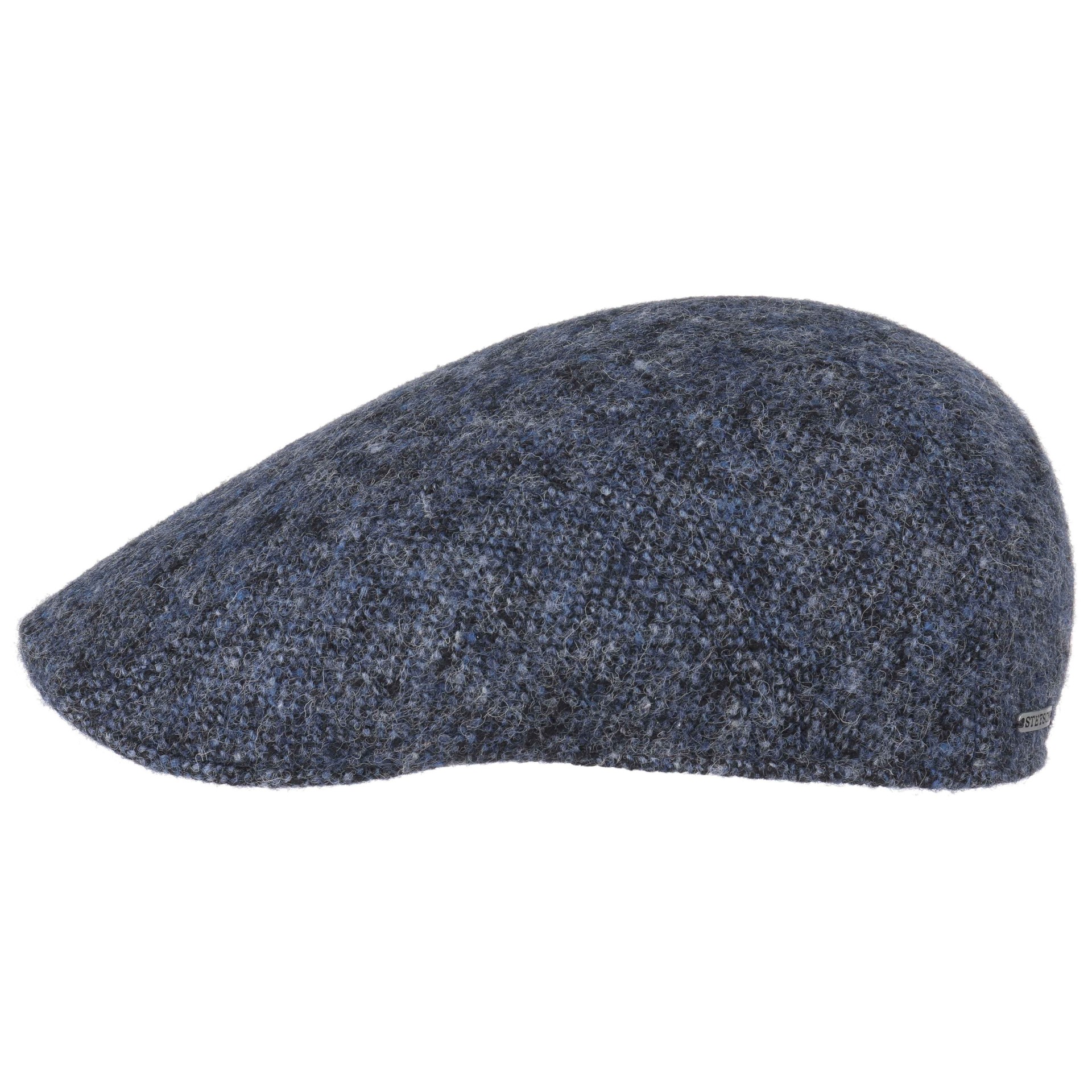 Stetson - Stetson Ivy Cap Donegal/Tweed Wirgin Wool/Yün El Yapımı Lacivert Şapka