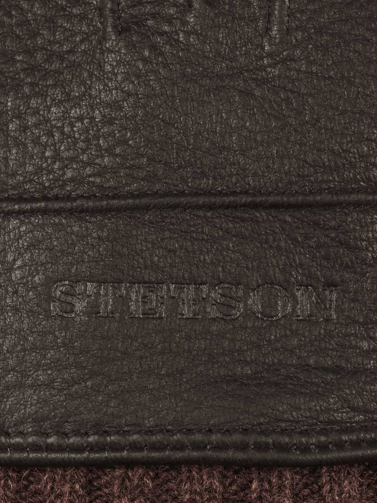 Stetson Kahverengi Geyik Derisi Kaşmir Eldiven - Stetson