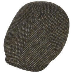 Stetson - Stetson Panel Cap Harris Tweed Yün Kahverengi Şapka (1)