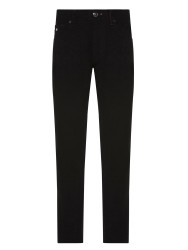 Tramarossa 5 Cep Siyah Pamuk Denim Regular Fit Pantolon 